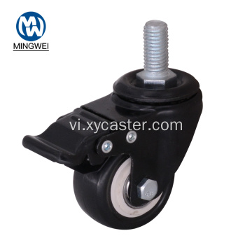 Caster nội thất công nghiệp đen 2 inch